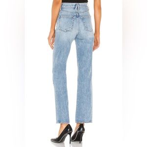 NWT SLVRLAKE London High Rise Straight in Heartache SIZE 32